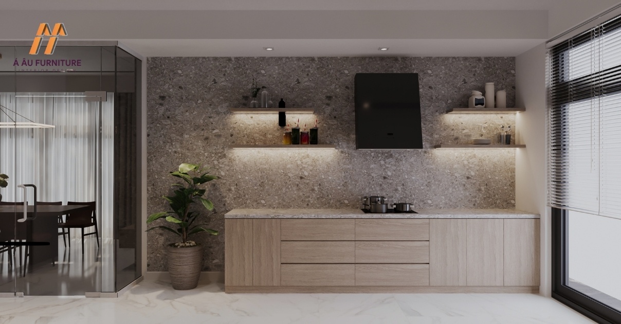 Mẫu nhà bếp đẹp đơn giản