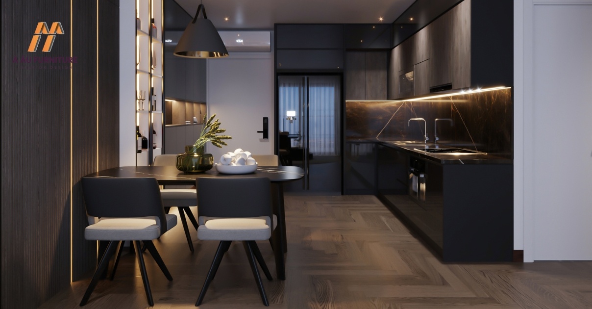 Mẫu nhà bếp đẹp đơn giản