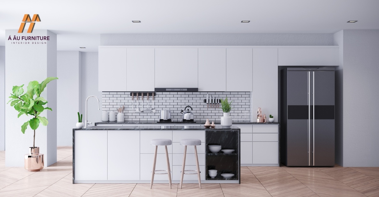 Mẫu nhà bếp đẹp đơn giản