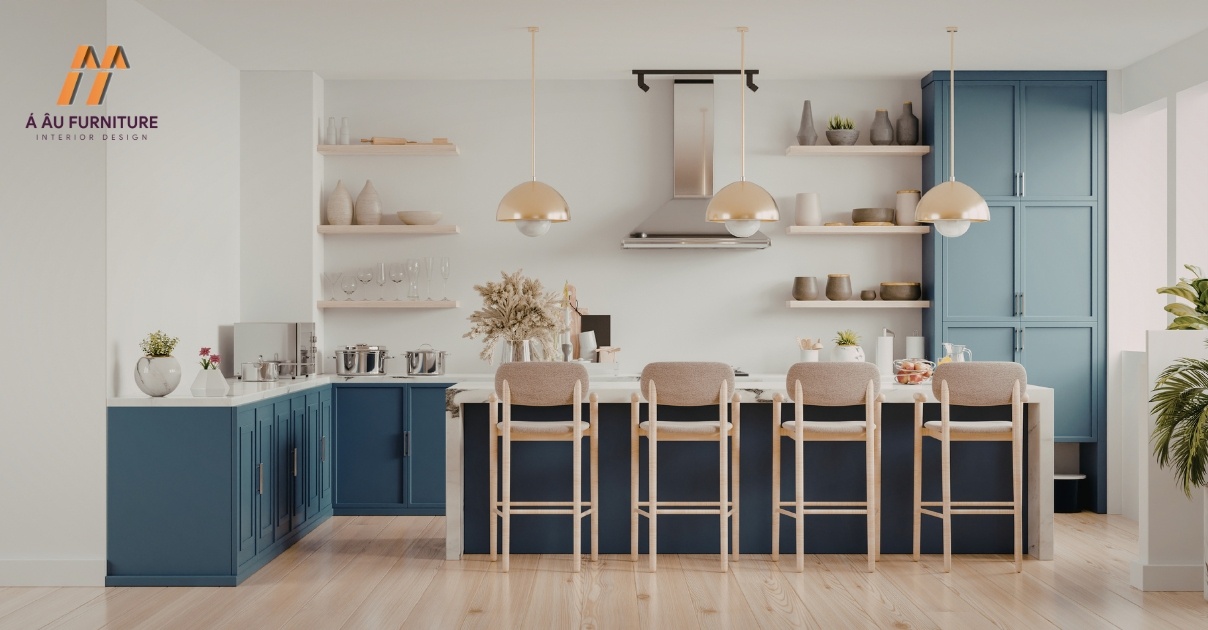 Mẫu nhà bếp đẹp đơn giản