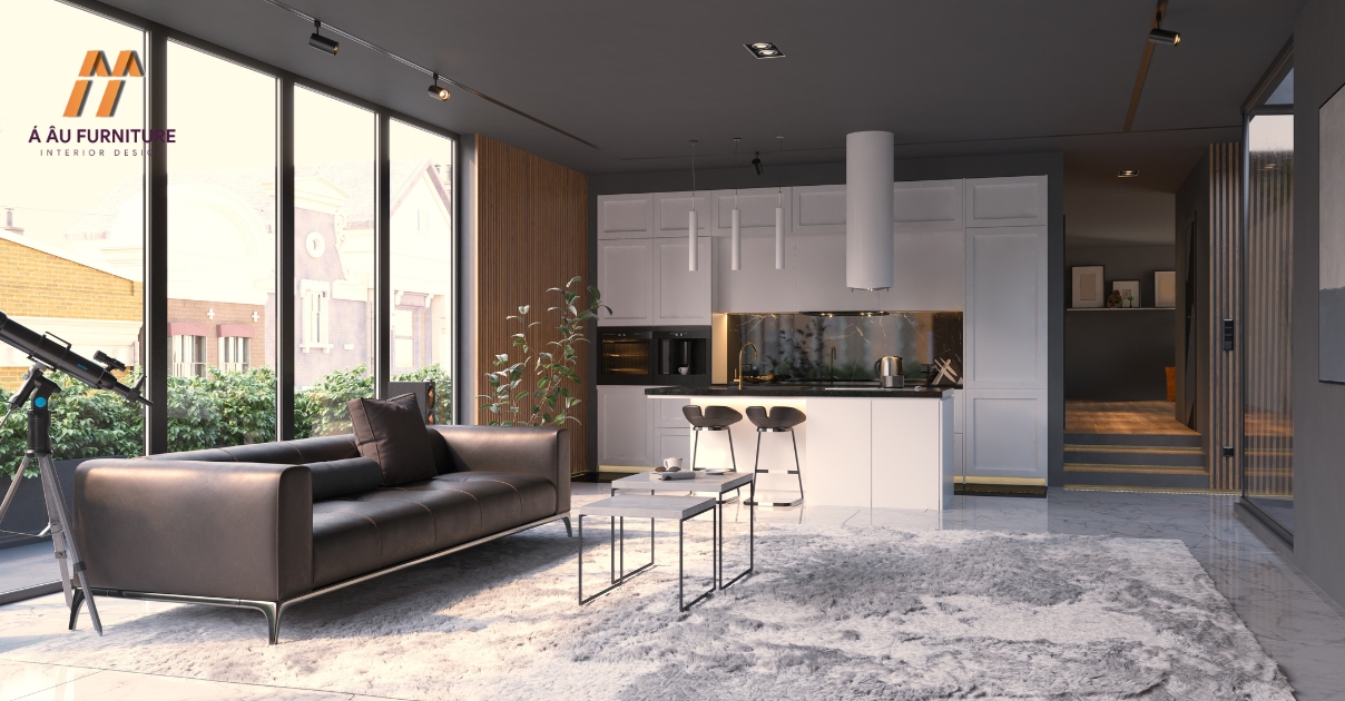 phòng bếp đẹp sang trọng