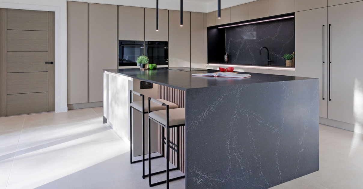 phòng bếp đẹp sang trọng