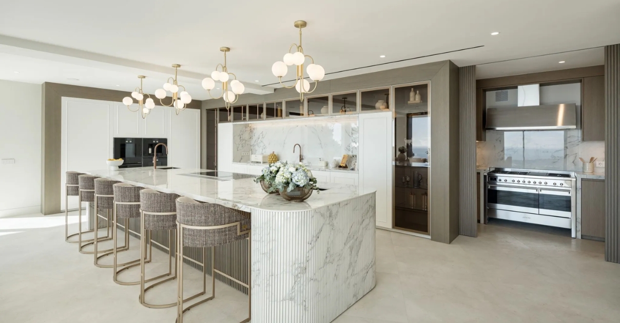 phòng bếp đẹp sang trọng