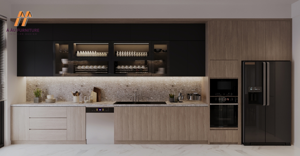 phòng bếp đẹp sang trọng