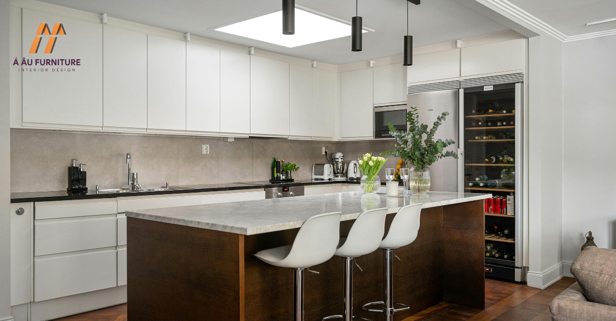 phòng bếp đẹp sang trọng