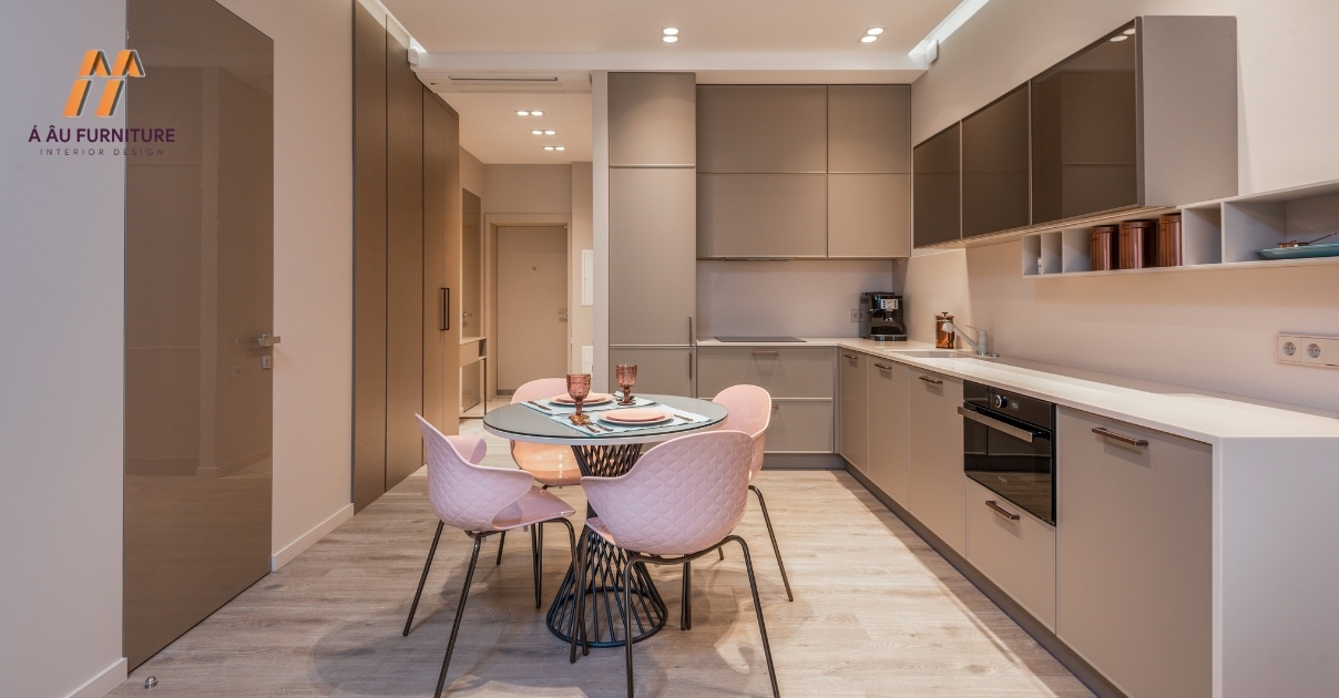 thiết kế bếp chung cư