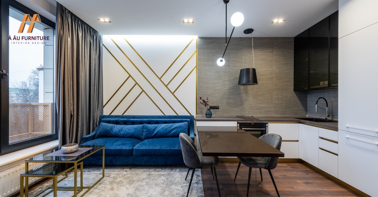 thiết kế bếp chung cư