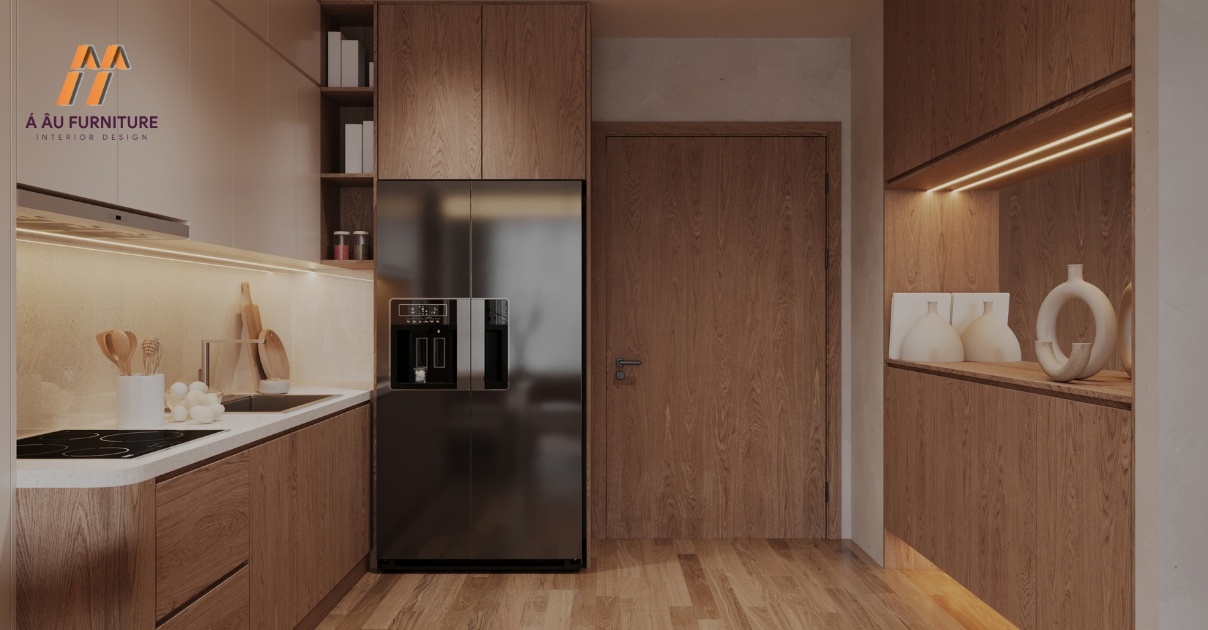 thiết kế bếp chung cư