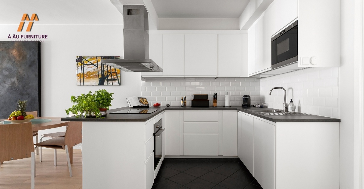 thiết kế bếp chung cư
