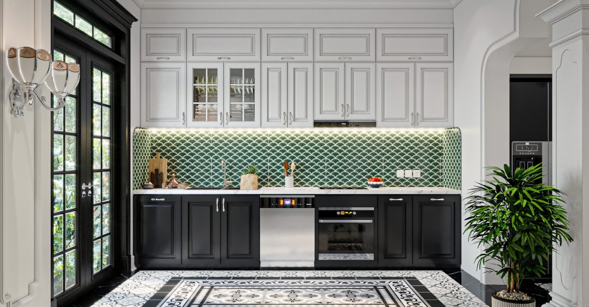 thiết kế nội thất phòng bếp