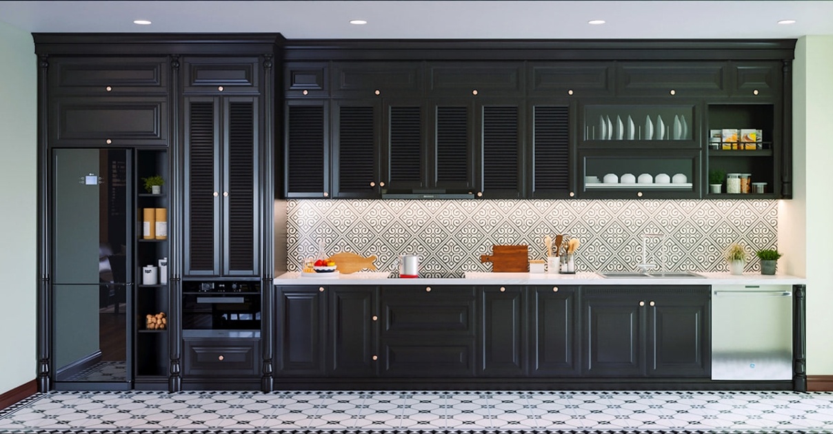 thiết kế nội thất phòng bếp