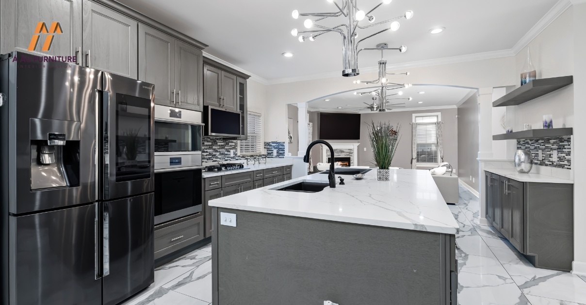 thiết kế nội thất phòng bếp