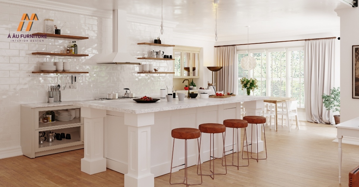 thiết kế nội thất phòng bếp