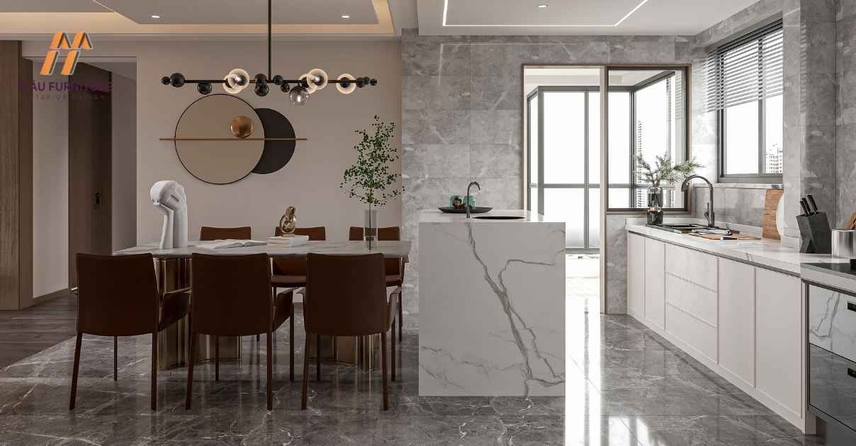 thiết kế nội thất phòng bếp