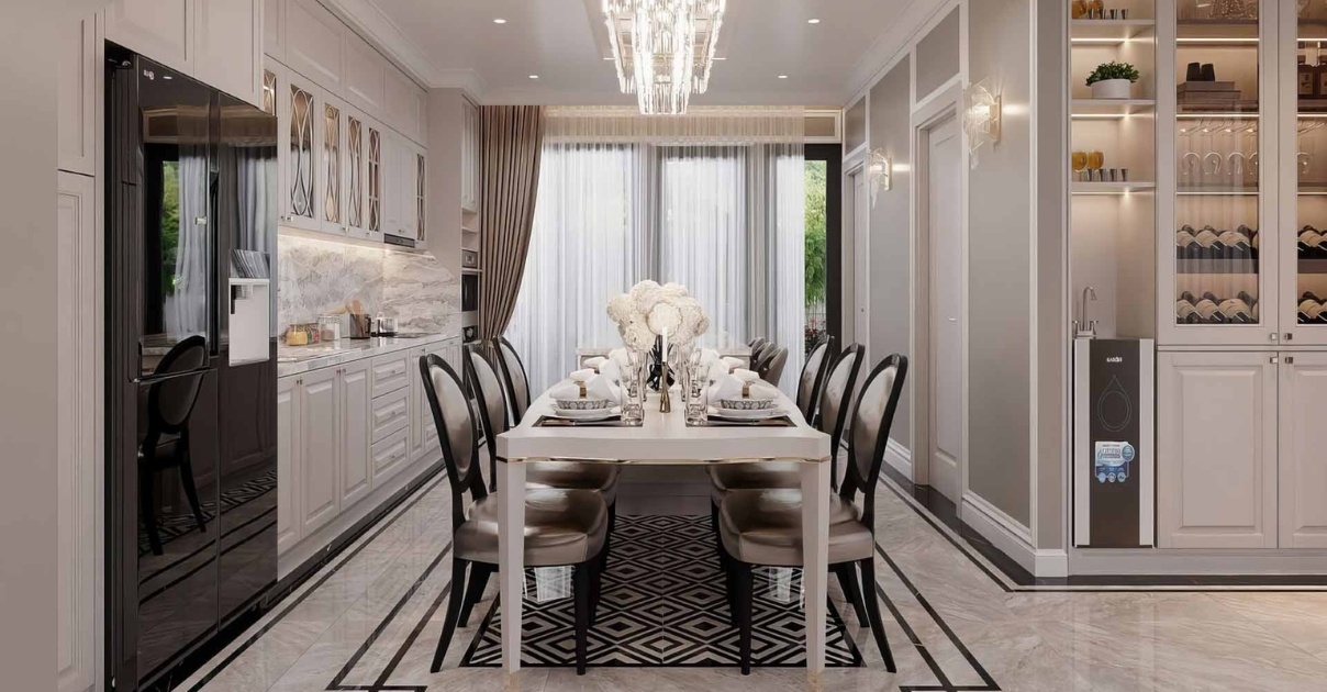 thiết kế phòng ăn