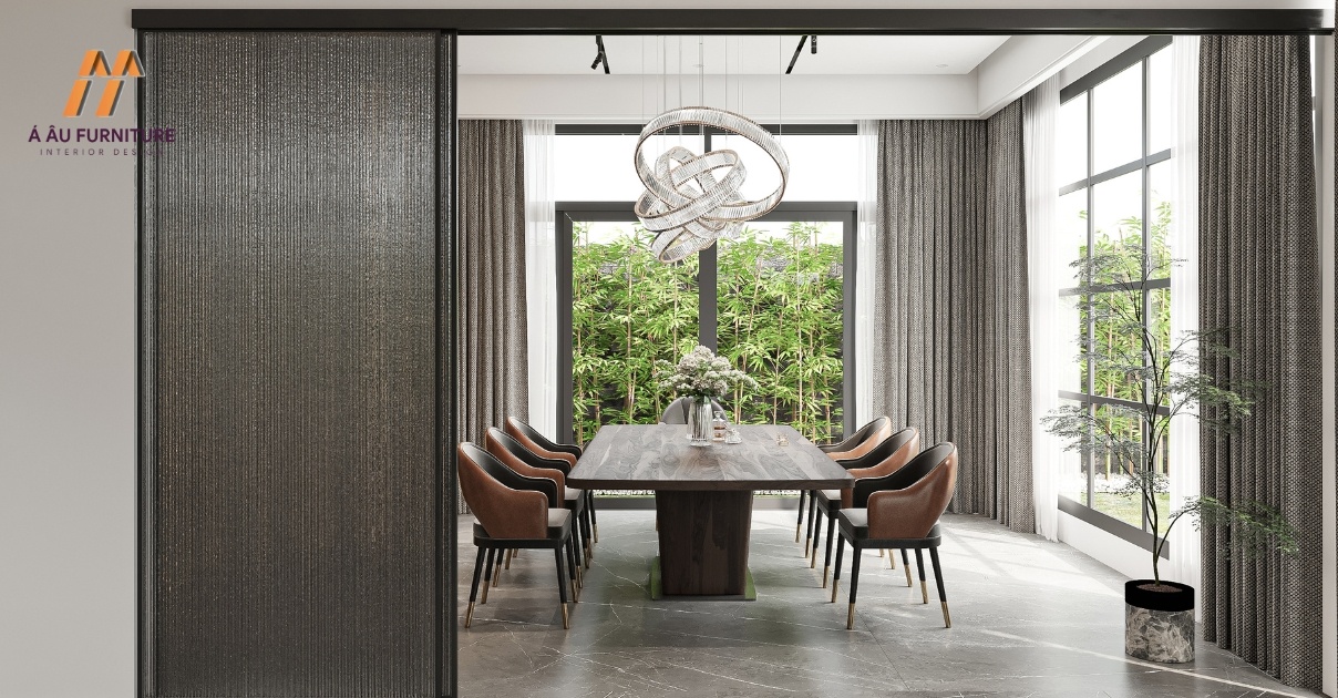 thiết kế phòng ăn