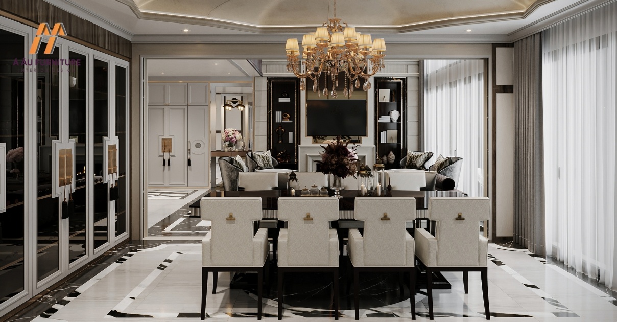 thiết kế phòng ăn