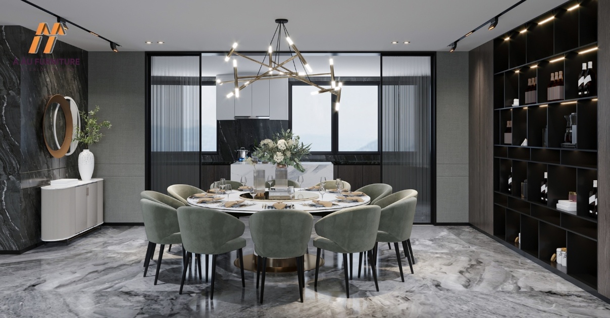 thiết kế phòng ăn