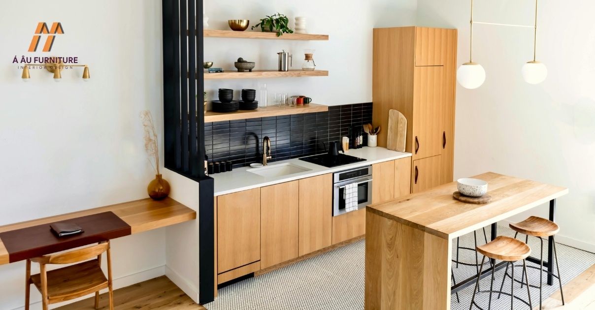 thiết kế phòng bếp nhà cấp 4