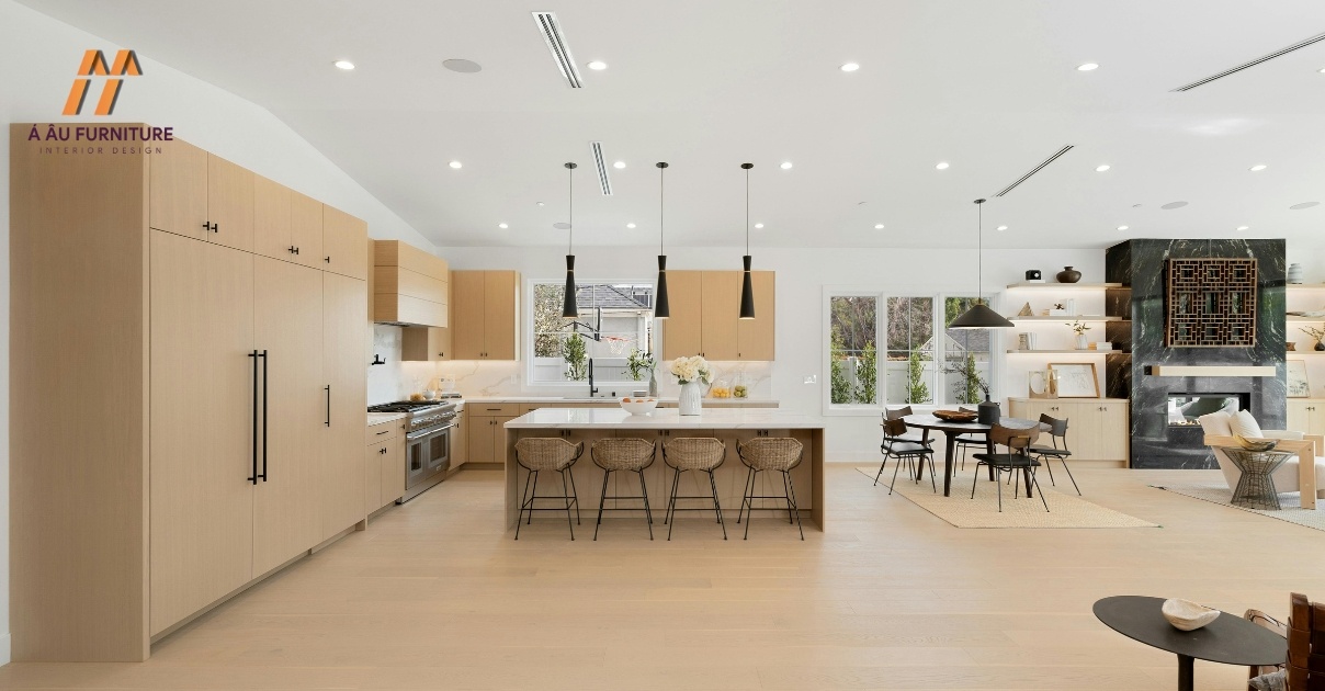 thiết kế phòng bếp nhà cấp 4