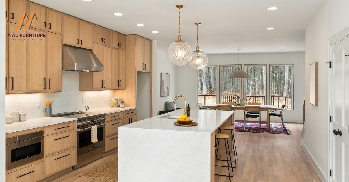 thiết kế phòng bếp nhà cấp 4