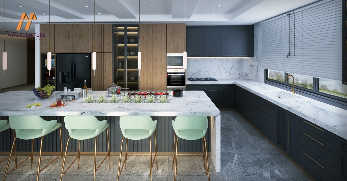 thiết kế phòng bếp nhà cấp 4