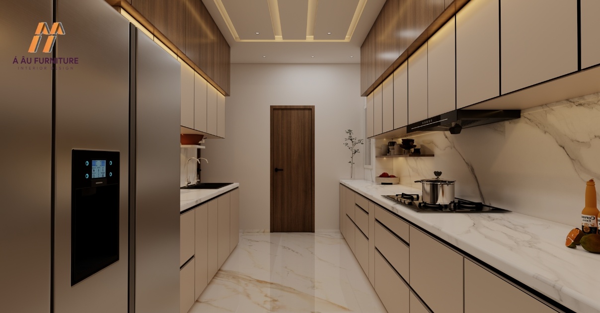 thiết kế phòng bếp nhà cấp 4