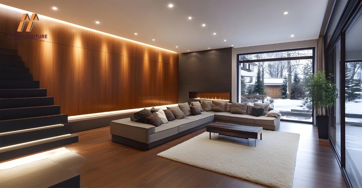 phòng khách nhà phố