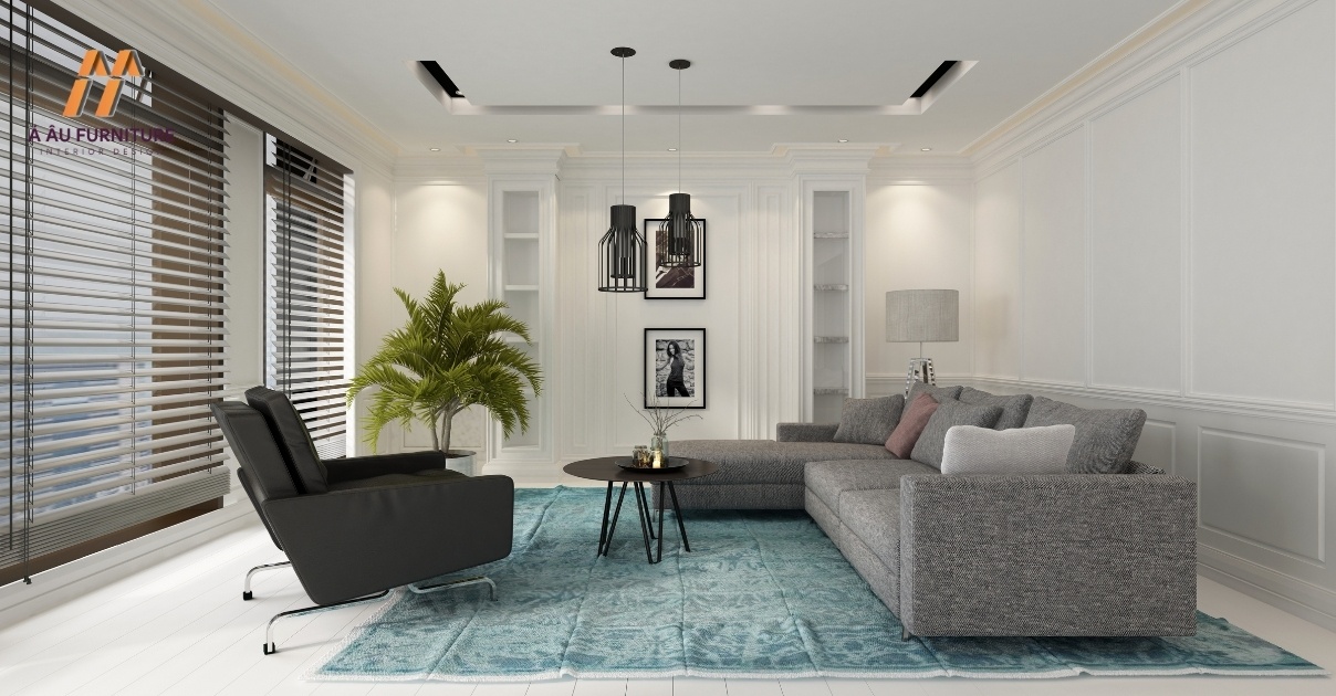 phòng khách nhà phố