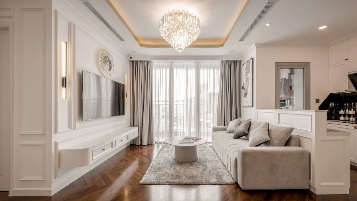 thiết kế nội thất phòng khách