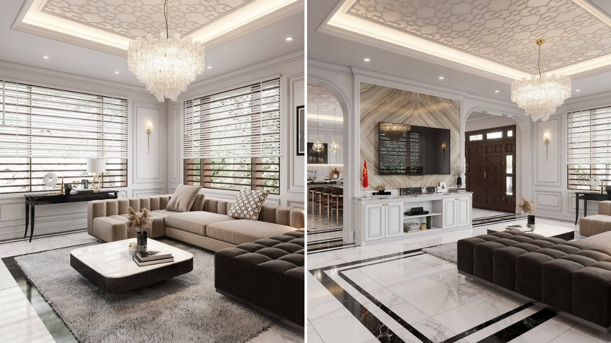 thiết kế nội thất phòng khách