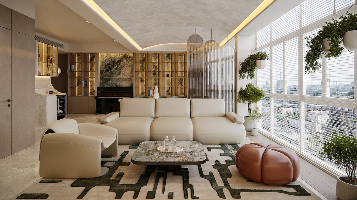 thiết kế nội thất phòng khách