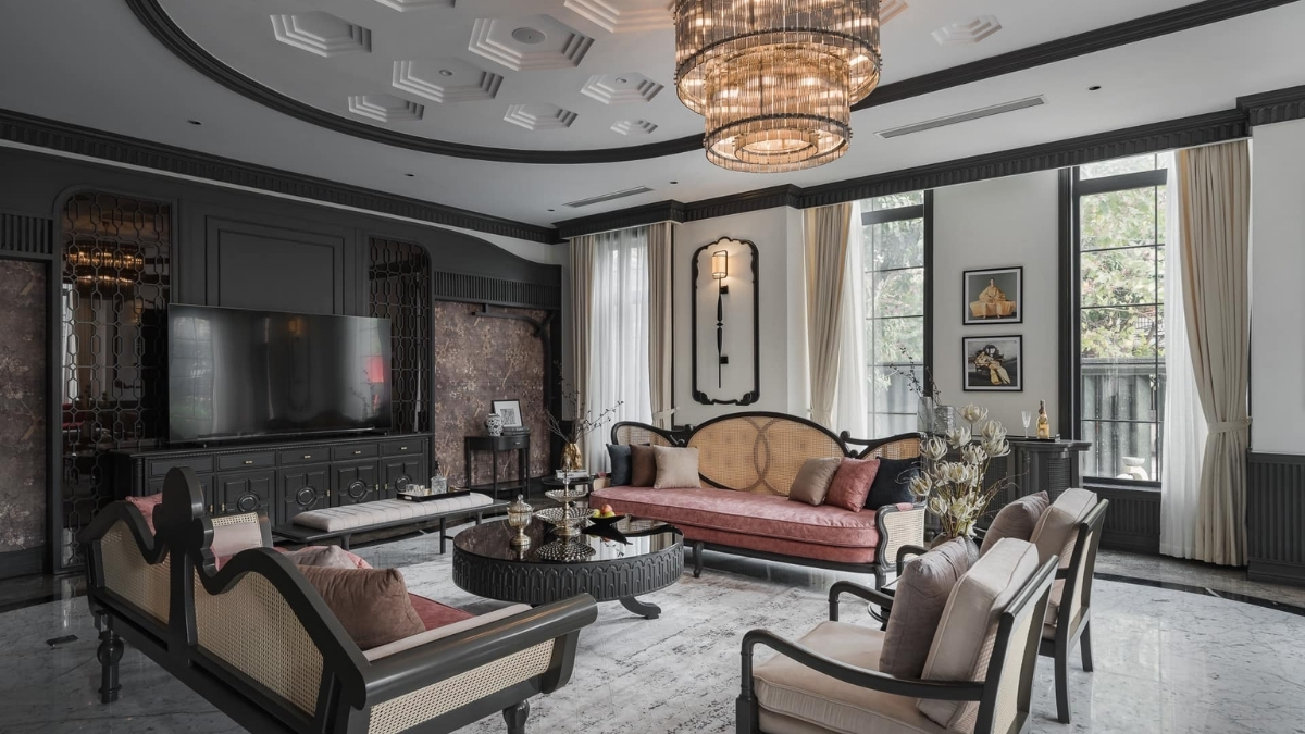 thiết kế nội thất phòng khách