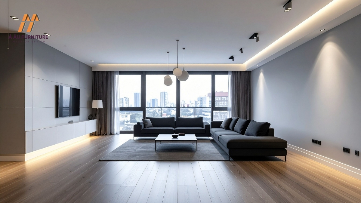 thiết kế nội thất phòng khách