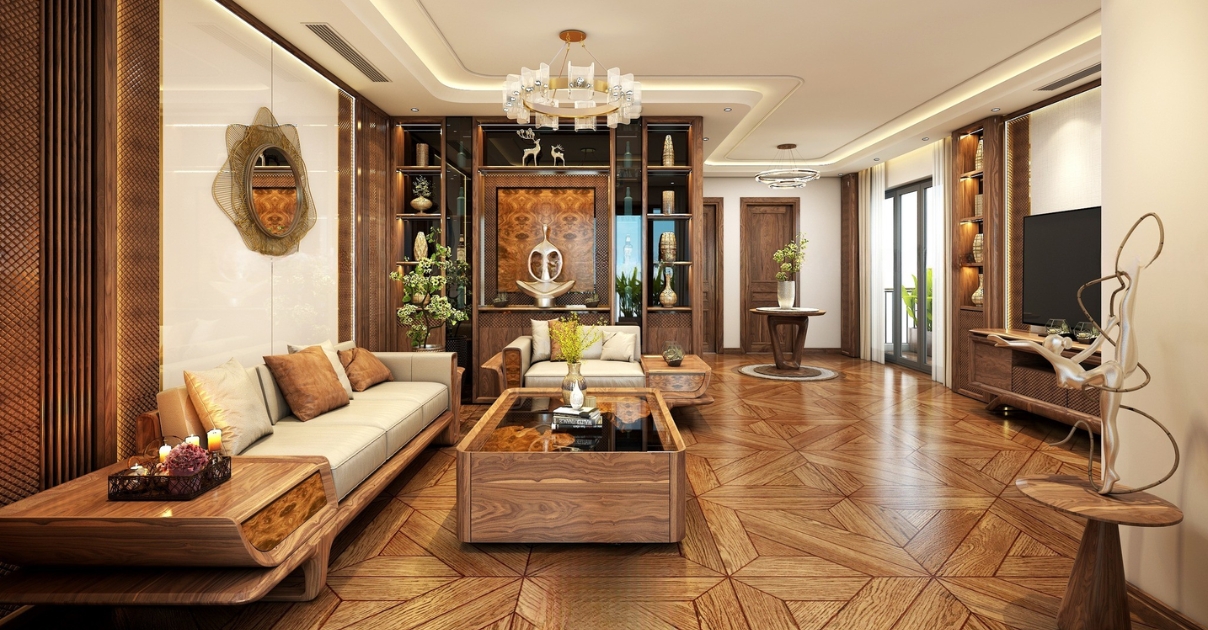 phòng khách nhà ống