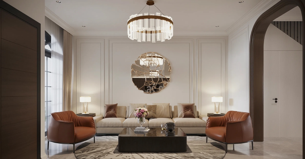 phòng khách nhà ống