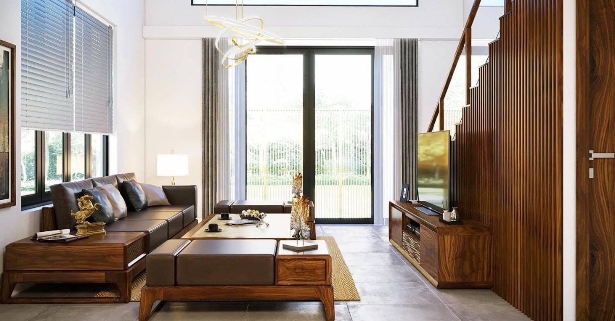 phòng khách nhà ống