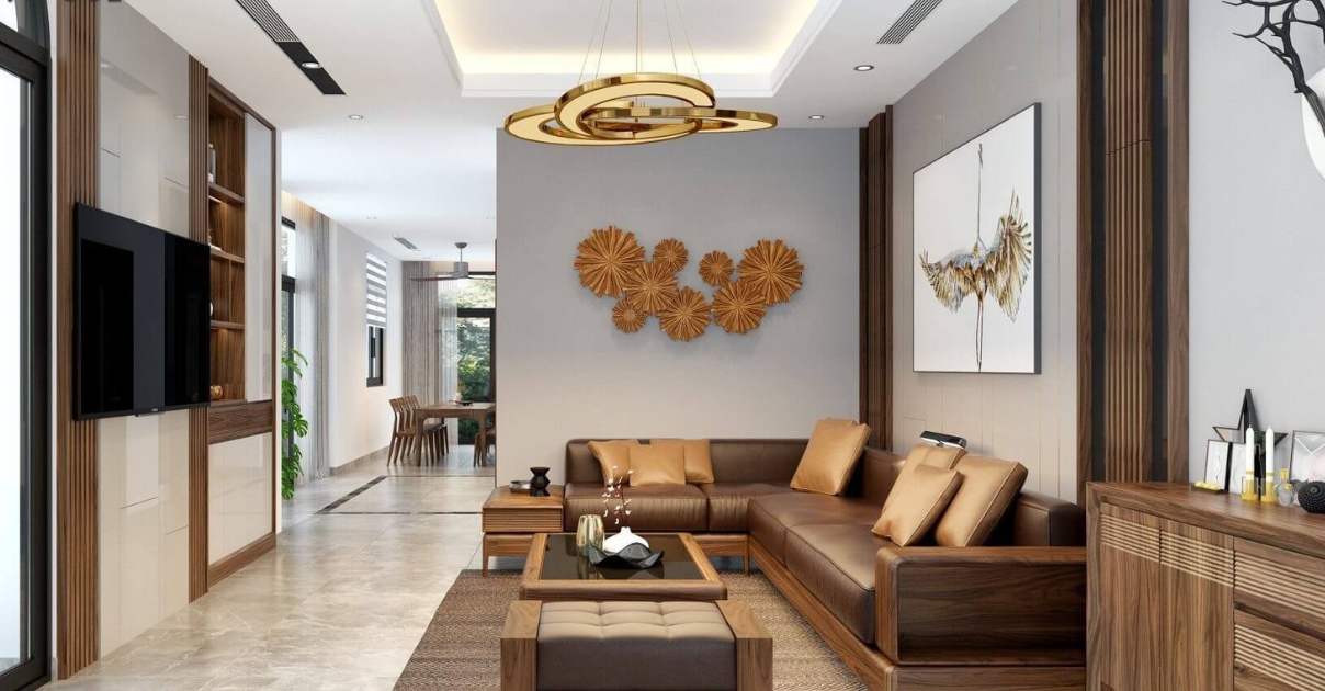 phòng khách nhà ống