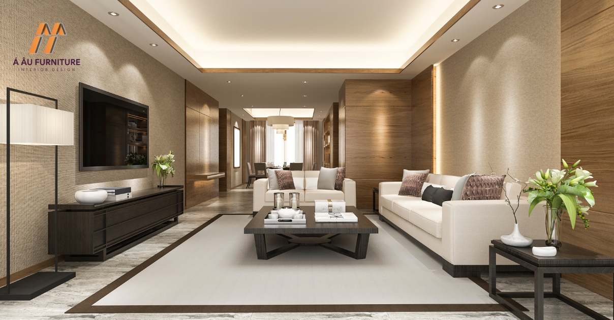 phòng khách nhà ống