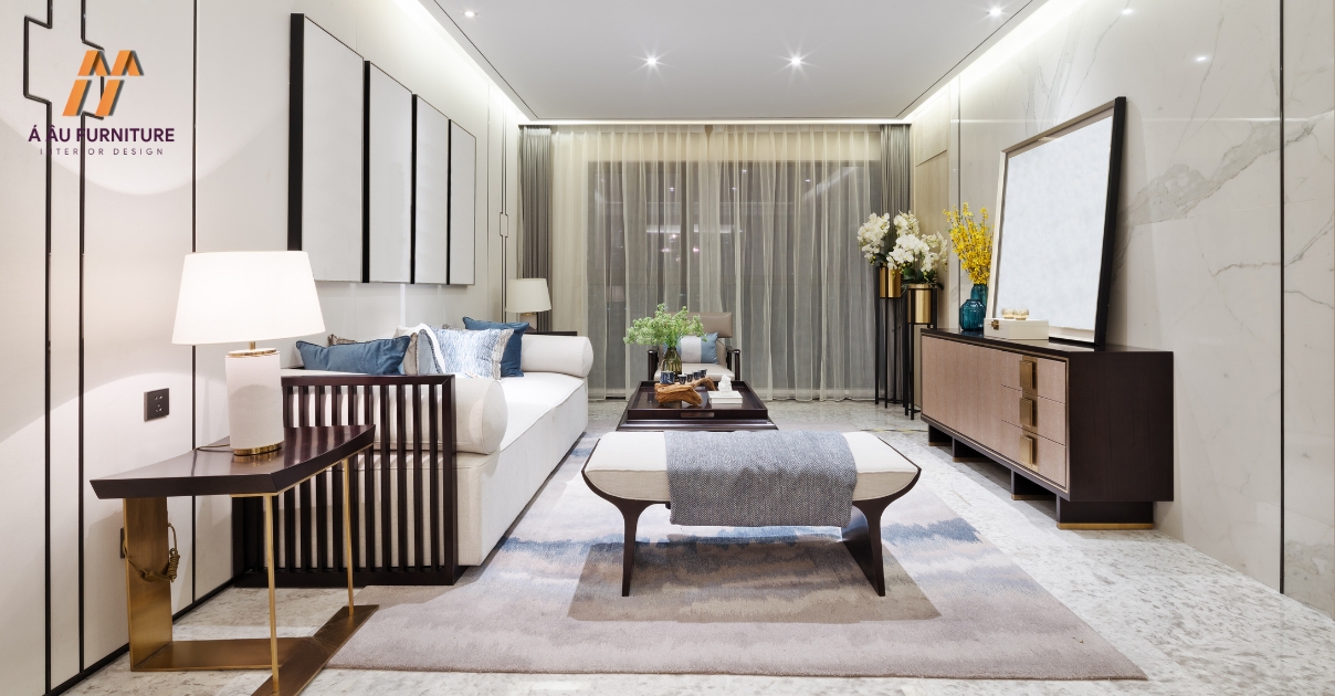 phòng khách nhà ống