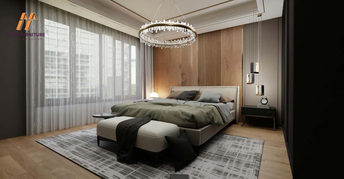 thiết kế phòng ngủ 30m2