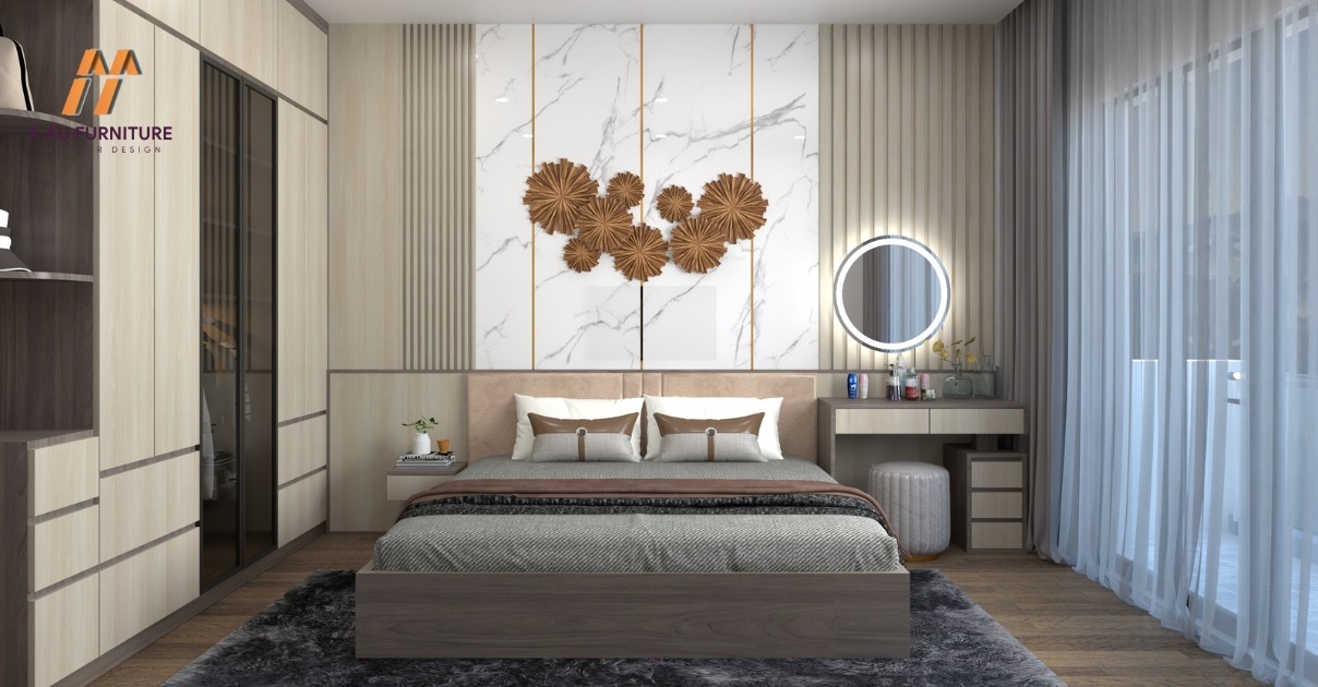 thiết kế phòng ngủ 30m2