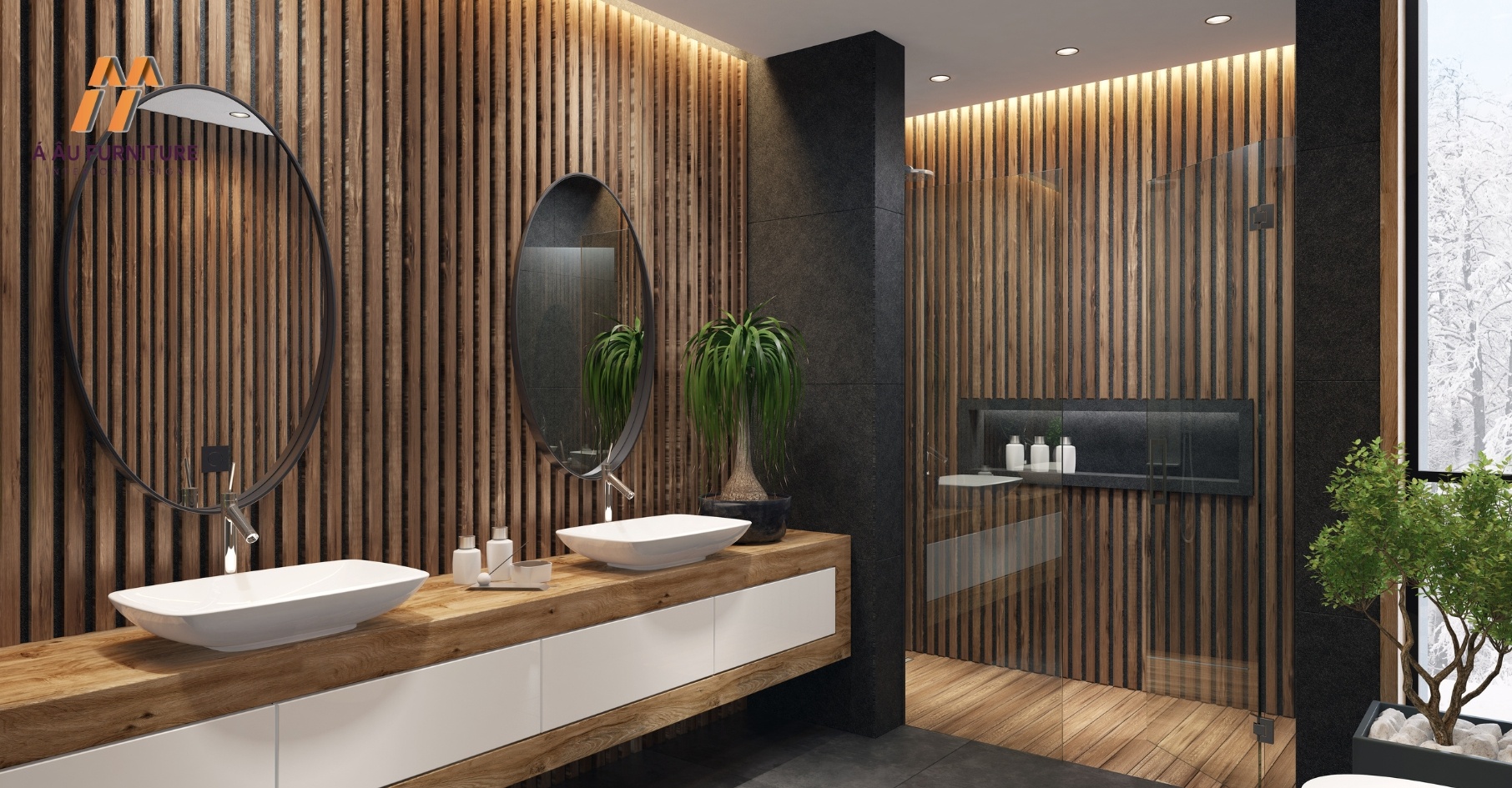 thiết kế phòng tắm hiện đại