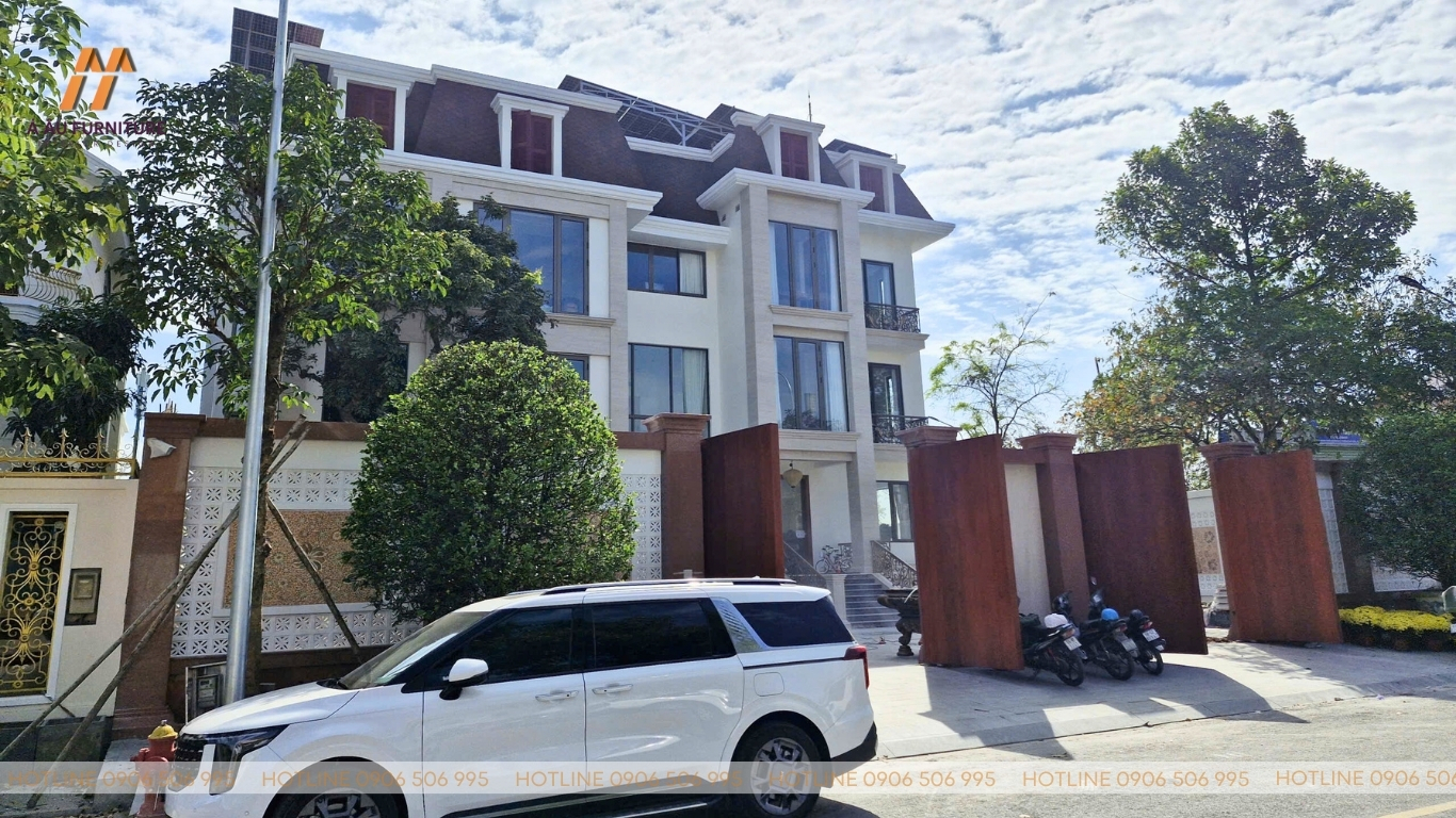 Dự án thi công biệt thự song lập tại Khu biệt thự Phú Hữu