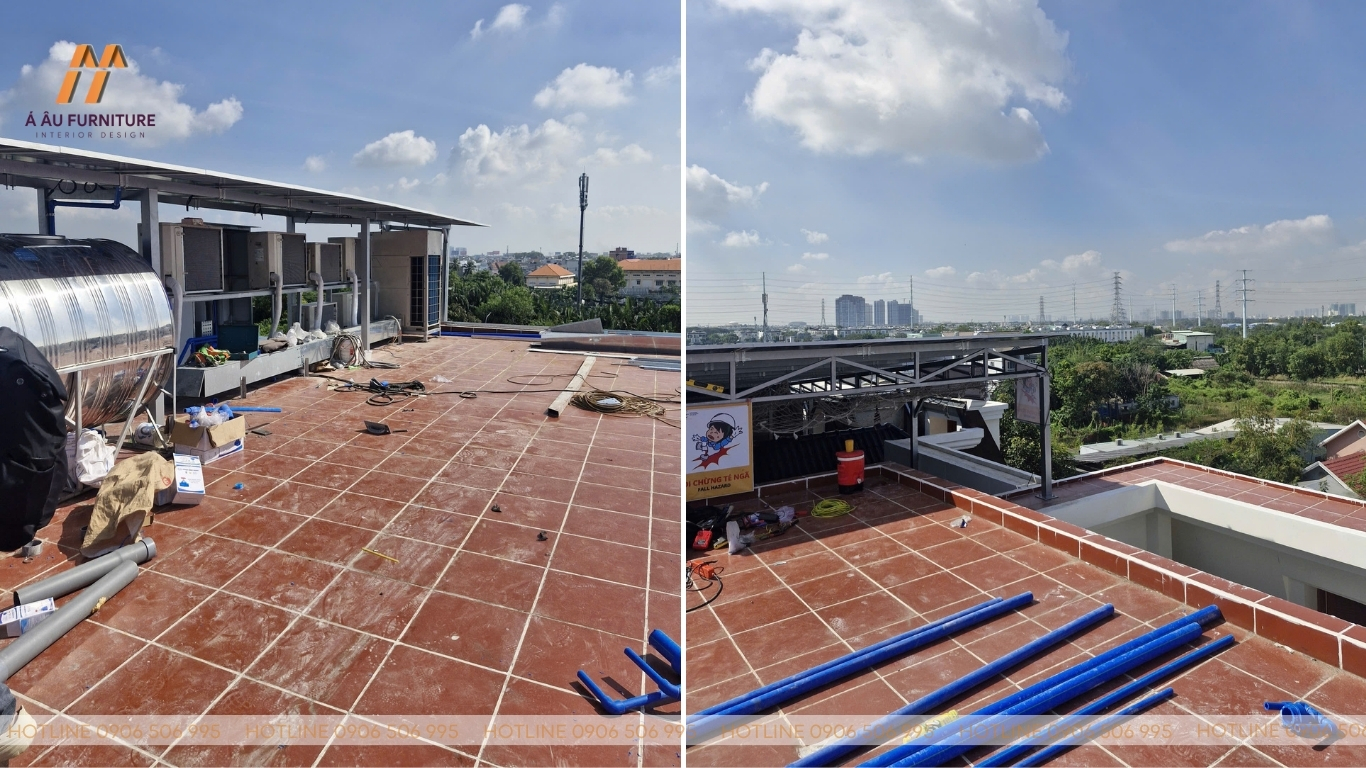 Dự án thi công biệt thự song lập tại Khu biệt thự Phú Hữu