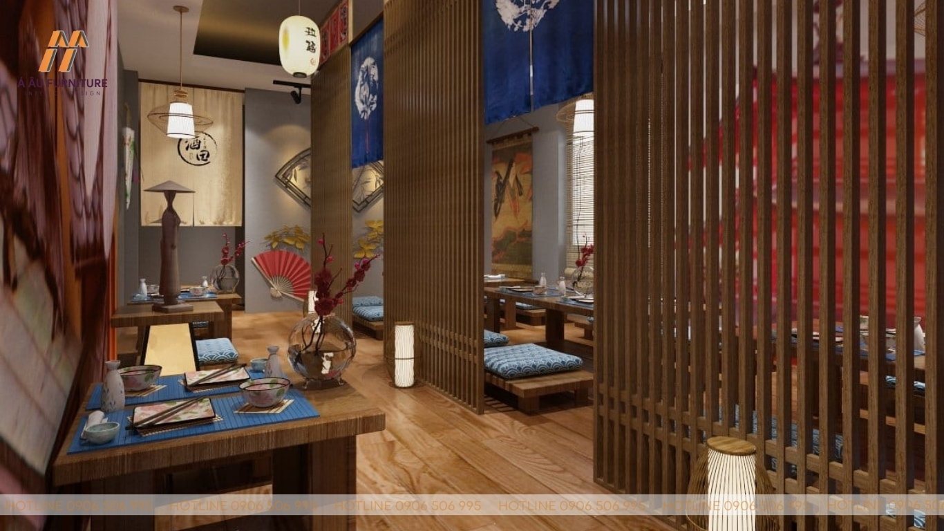 Dự án sửa chữa – cải tạo quán Sushi Gõ