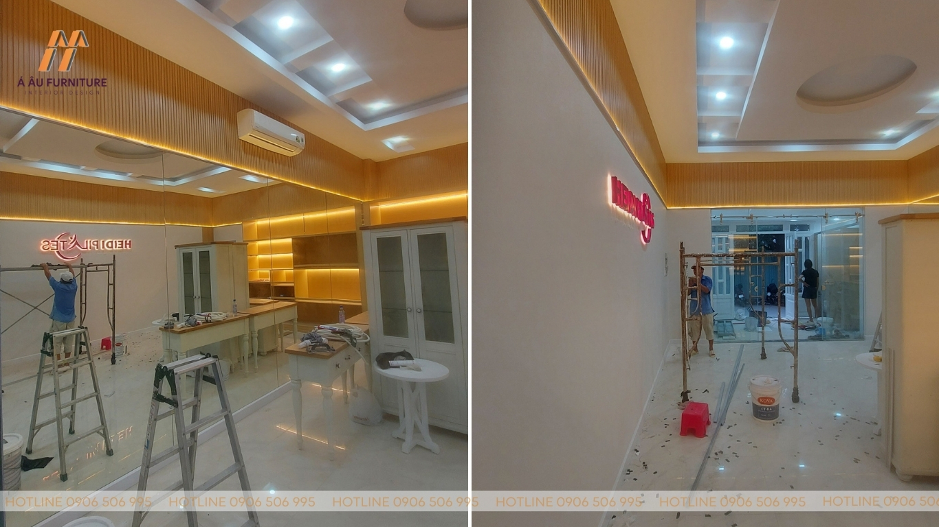 Dự án thiết kế thi công phòng tập Heidi Pilates – Quận 7