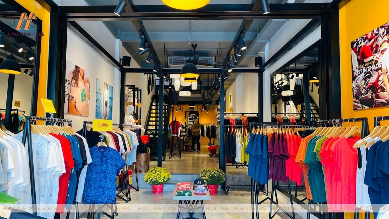 Thi công nội thất shop Lê Lợi – Quận 1